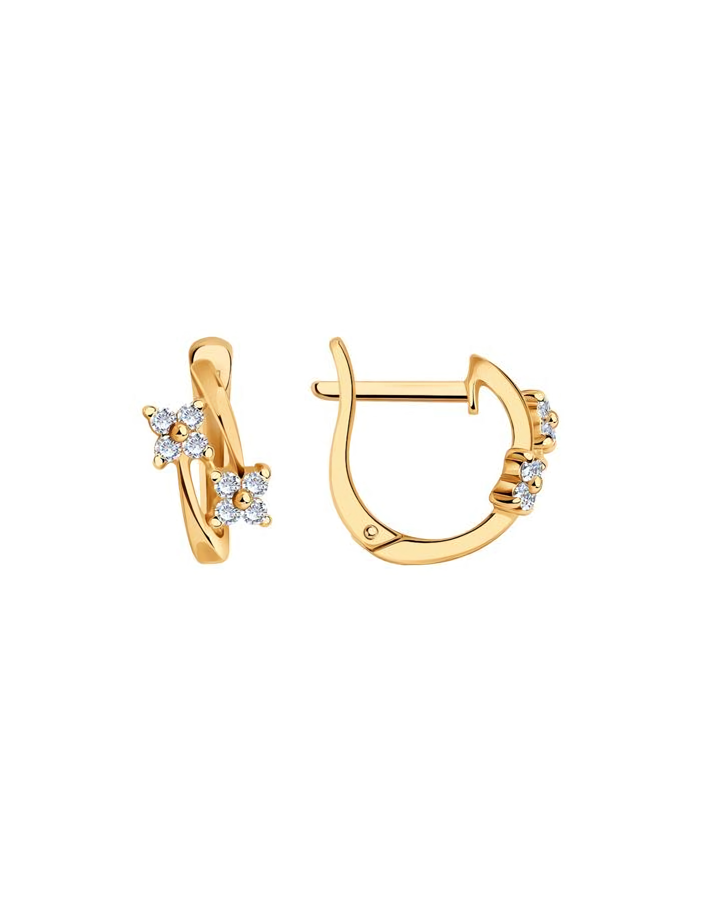 

Серьги из серебра TEO MAORI 893020026, фианит, 893020026