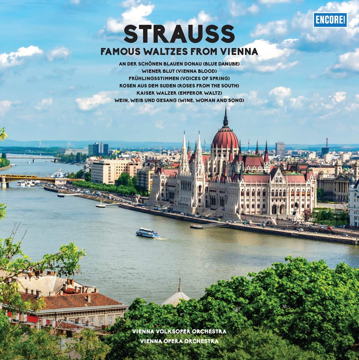 Symphony Orchestra Strauss - Famous Waltzes From Vienna (Винил)