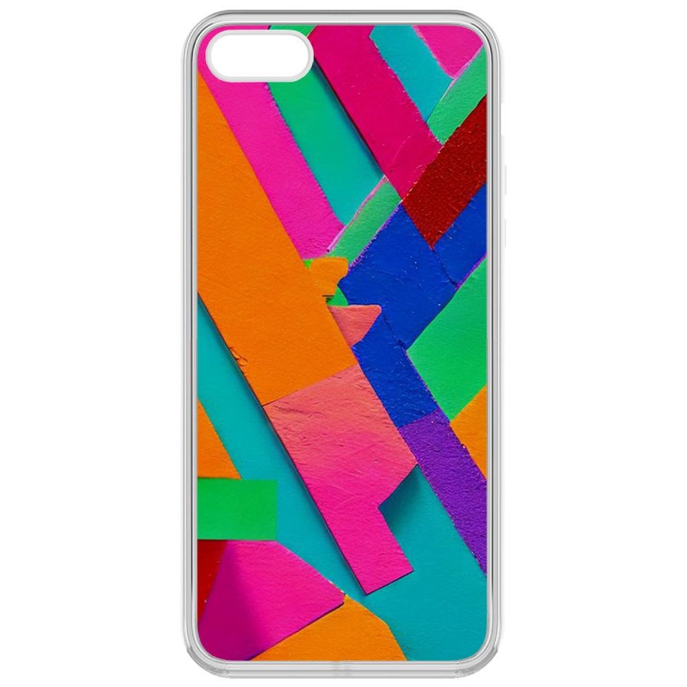 

Чехол-накладка Krutoff Clear Case Нейроавангард для iPhone 5S, Прозрачный