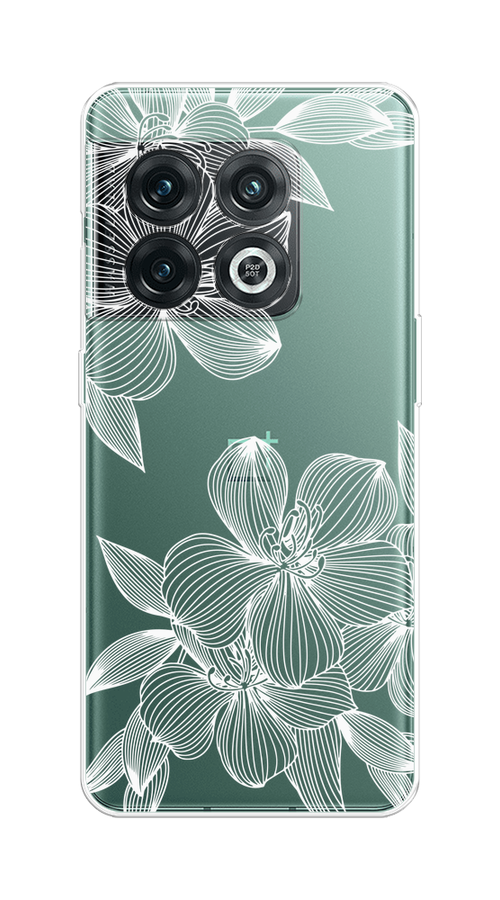 

Чехол на OnePlus 10 Pro 5G "Крокус", Белый;прозрачный, 152150-1