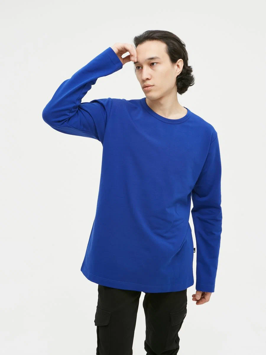 

Лонгслив мужской Konwa 053 синий XL, 053