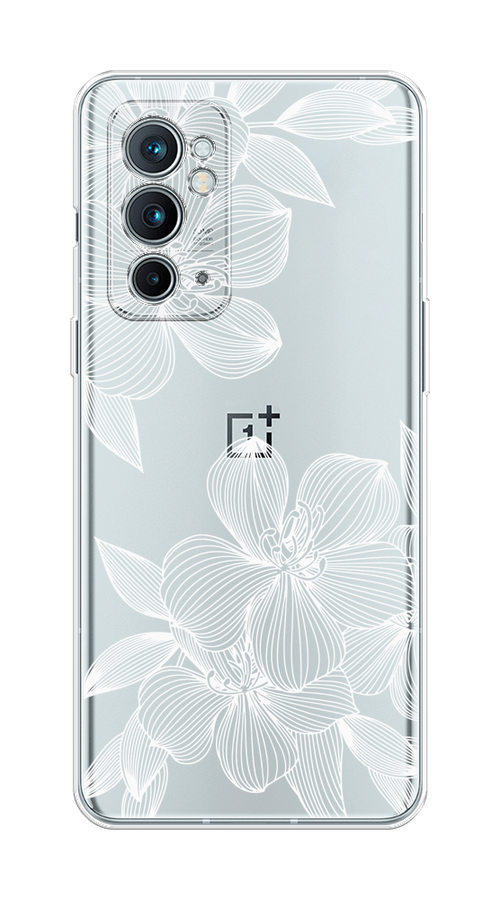 

Чехол на OnePlus 9RT "Крокус", Белый;прозрачный, 152050-1