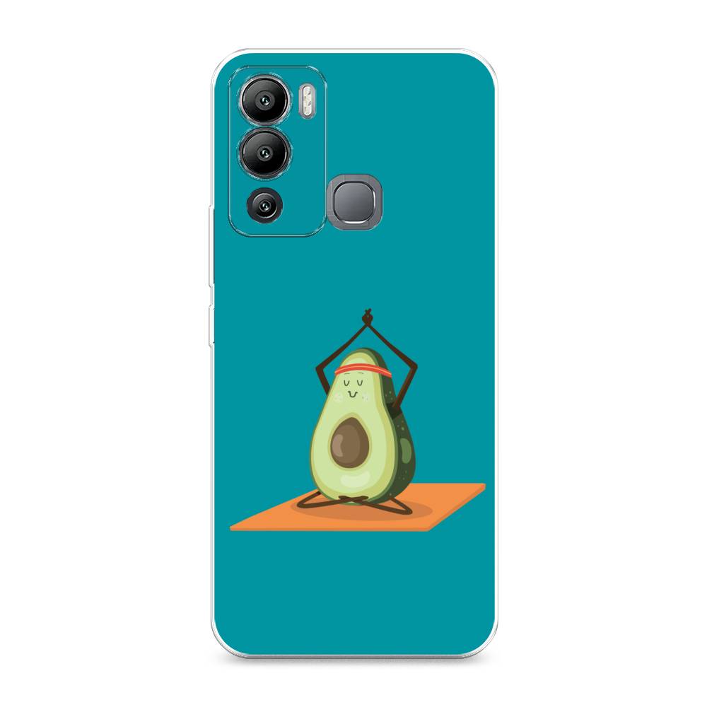 

Чехол для Infinix Hot 12i "Расслабься с авокадо", Голубой, 3101250-6
