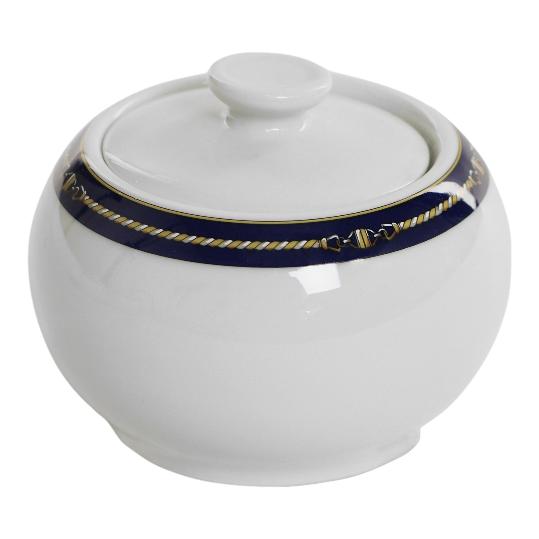

Сахарница Porcelaine Du Reussy sancerre marie galante с крышкой 9 см, Белый