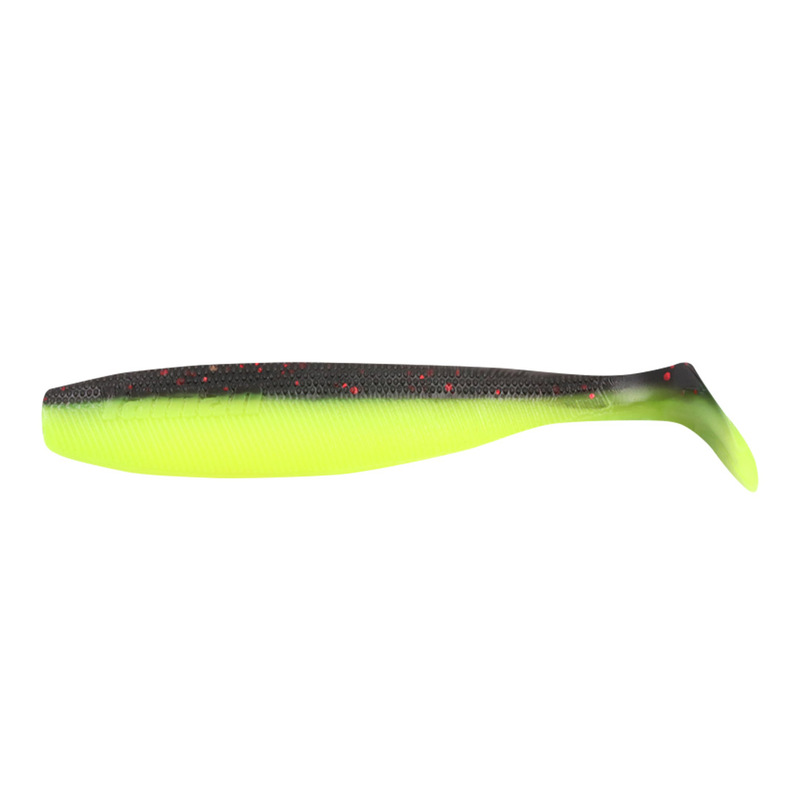 

Силиконовая приманка Yaman Sharky Shad 114,3 мм 5 шт цвет 32, Зеленый;черный, Sharky Shad