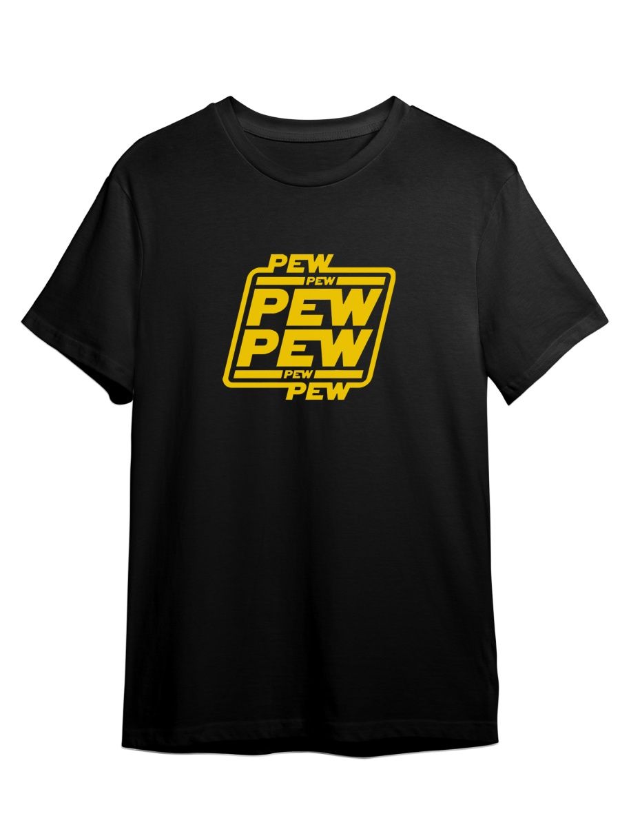 

Футболка унисекс СувенирShop Star Wars/Pew/Звездные войны 40 черная M, Черный, "Star Wars/Pew/Звездные войны" 40