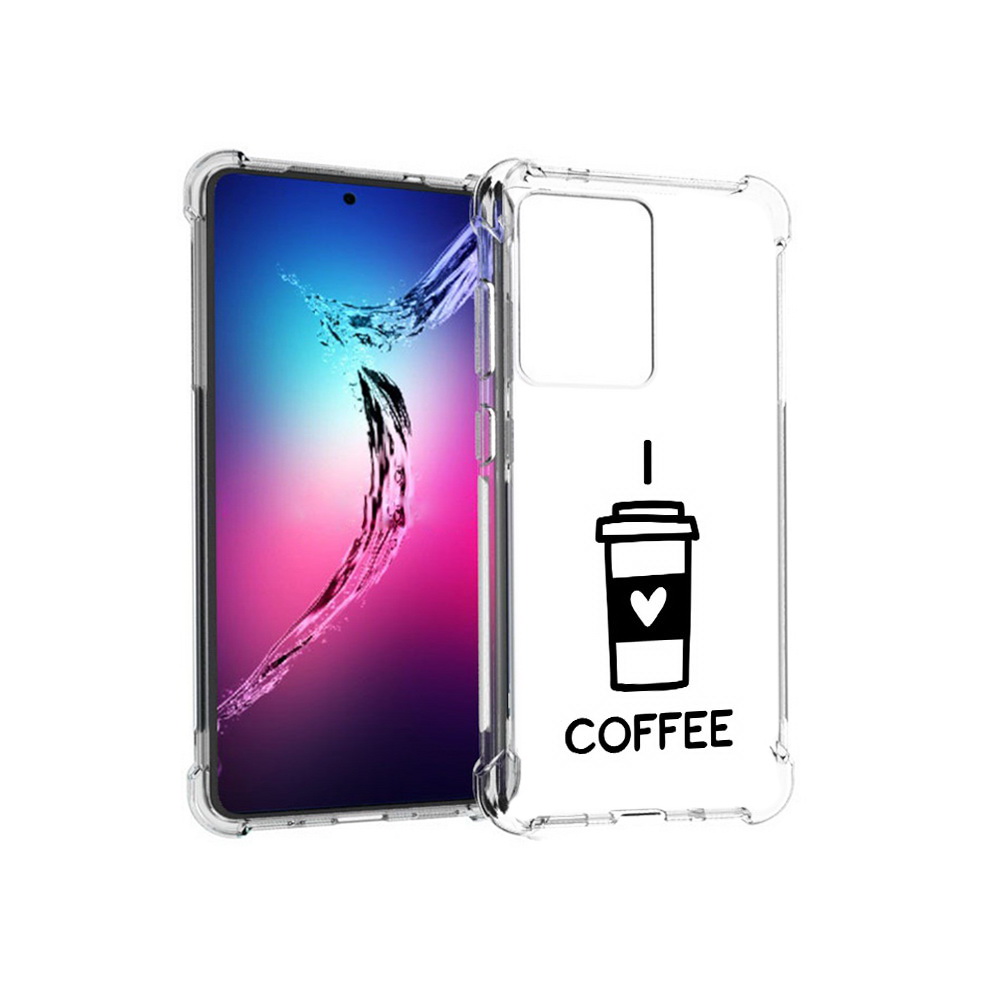 

Чехол MyPads Tocco для Samsung Galaxy S20+ Я люблю кофе (PT141343.495.206), Прозрачный, Tocco