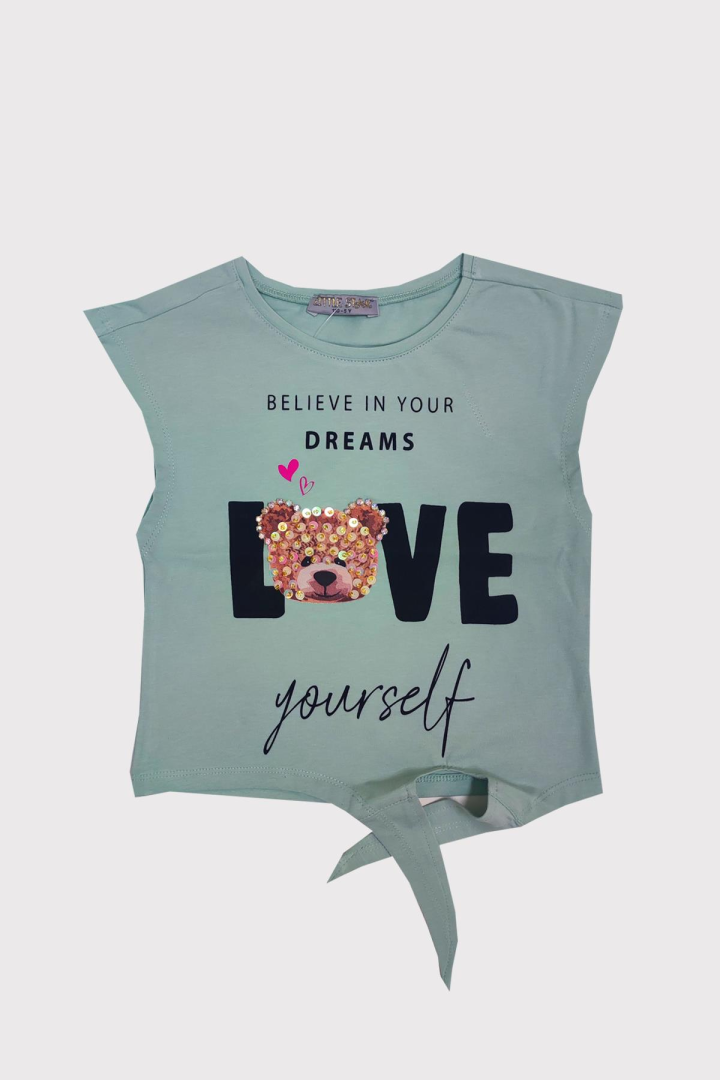 

Футболка Little Star Girls р. 4-5 лет Ментоловый, L11622Y2292 (доставка из-за рубежа), L11622Y2292