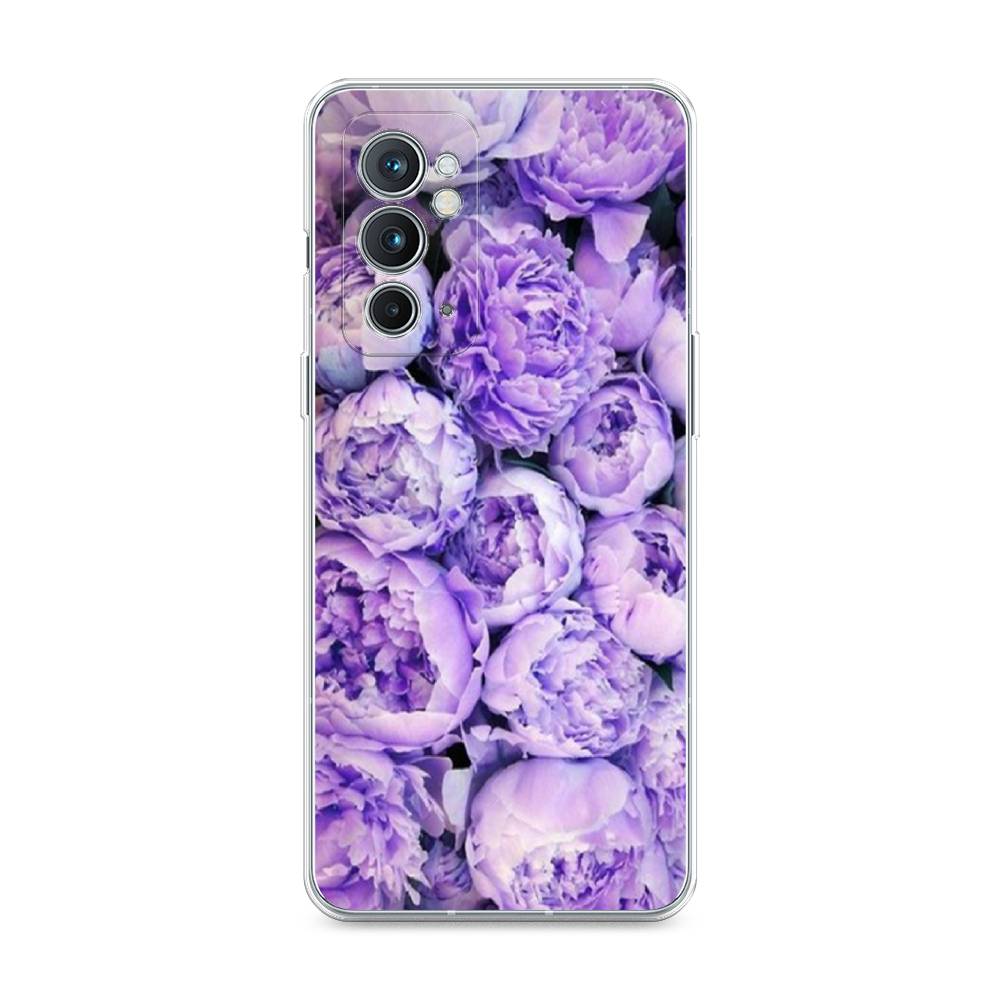 

Чехол Awog на OnePlus 9RT / ВанПлас 9RT "Пионы сиреневые", Фиолетовый;голубой, 152050-8