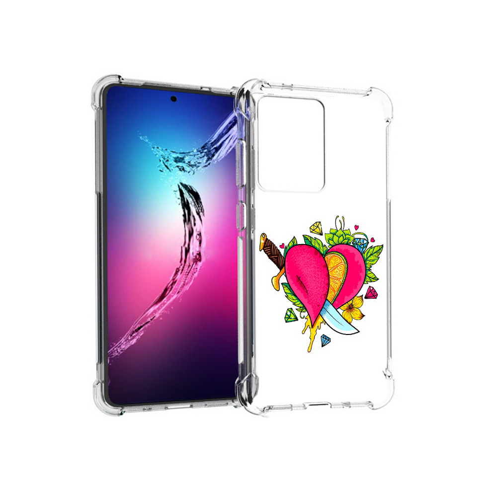

Чехол MyPads Tocco для Samsung Galaxy S20+ Фруктовое сердце (PT141343.495.188), Прозрачный, Tocco