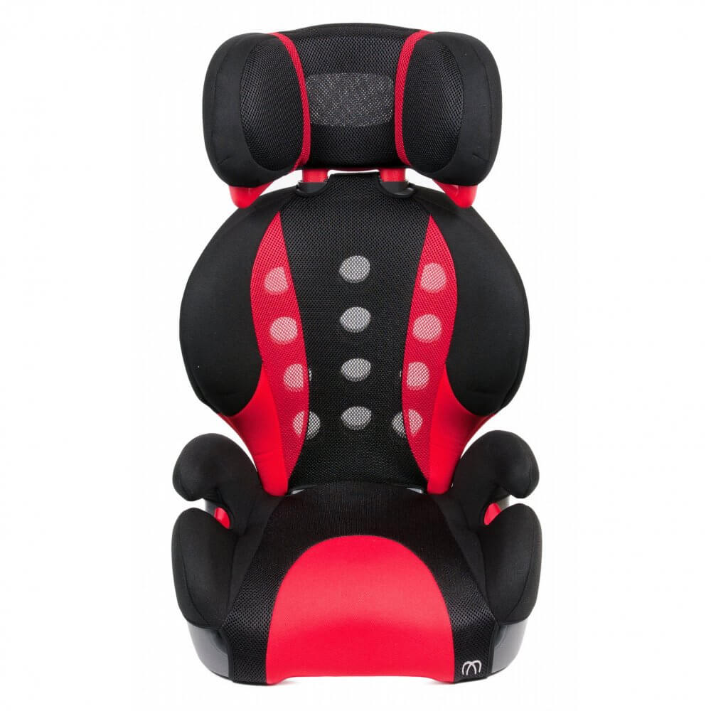 AILEBEBE Кресло детское автомобильное Saratto Highback Junior Quattro, группа 2/3, черно-к кресло игровое cactus cs chr gs200blr до 120 кг подставка для ног экокожа черно красное