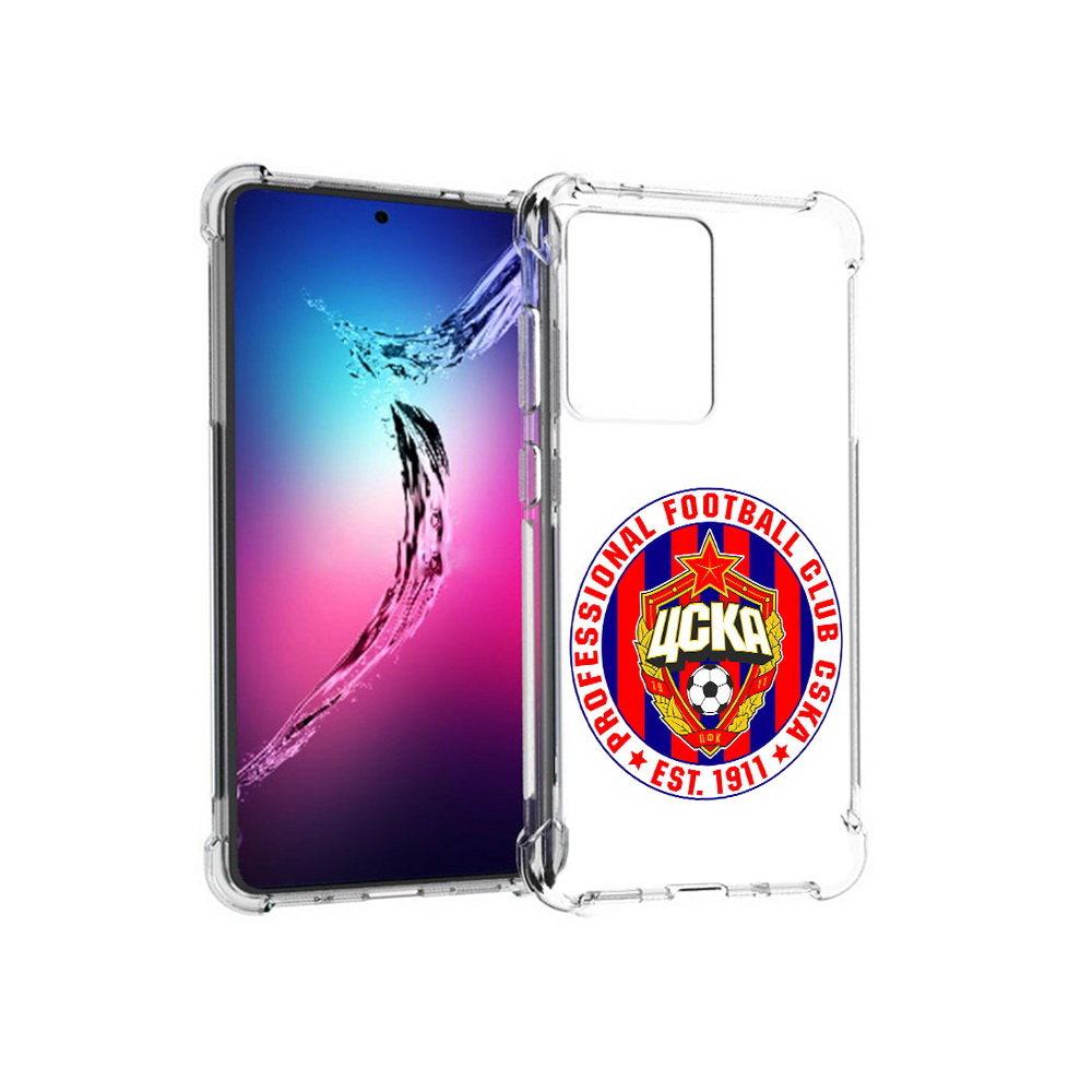 

Чехол MyPads Tocco для Samsung Galaxy S20+ ФК ЦСК логотип (PT141343.495.178), Прозрачный, Tocco