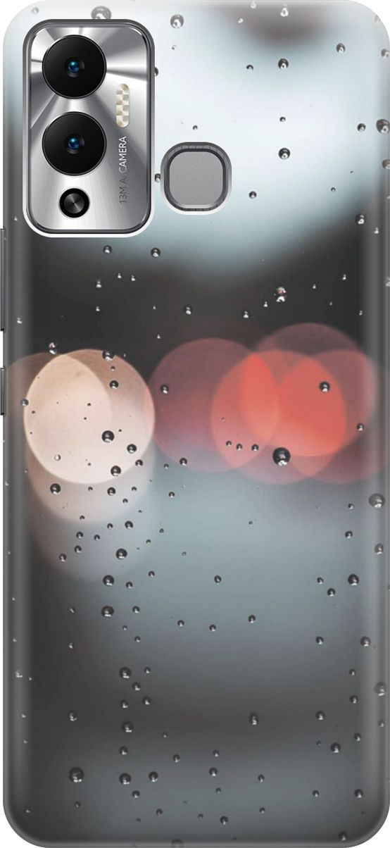 

Силиконовый чехол на Infinix Hot 12 Play NFC "Фонари", Бежевый;белый, 14663