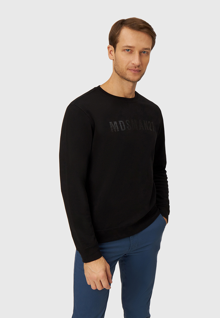 

Свитшот мужской Modis M212M00377S642M06 черный L, M212M00377S642M06