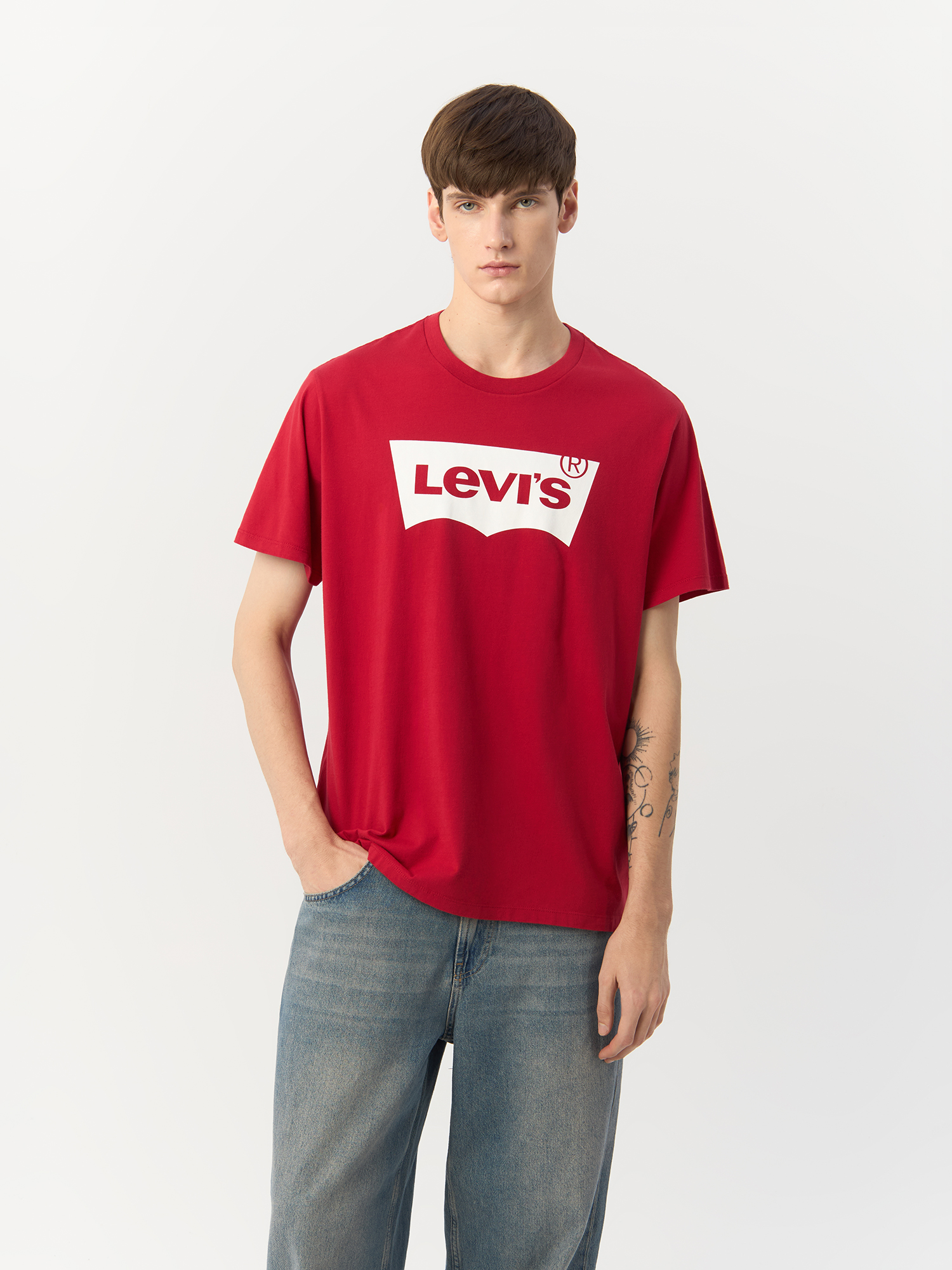 

Футболка мужская Levi's Graphic 17783-0141 красная S, Красный, 17783