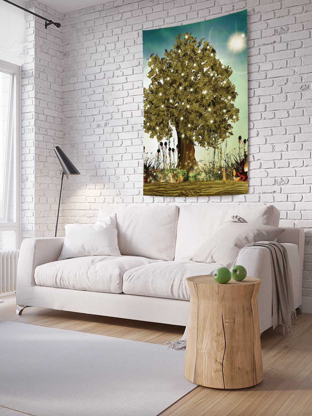 

Вертикальное фотопанно на стену JoyArty Грибная поляна 150x200 см, Грибная поляна