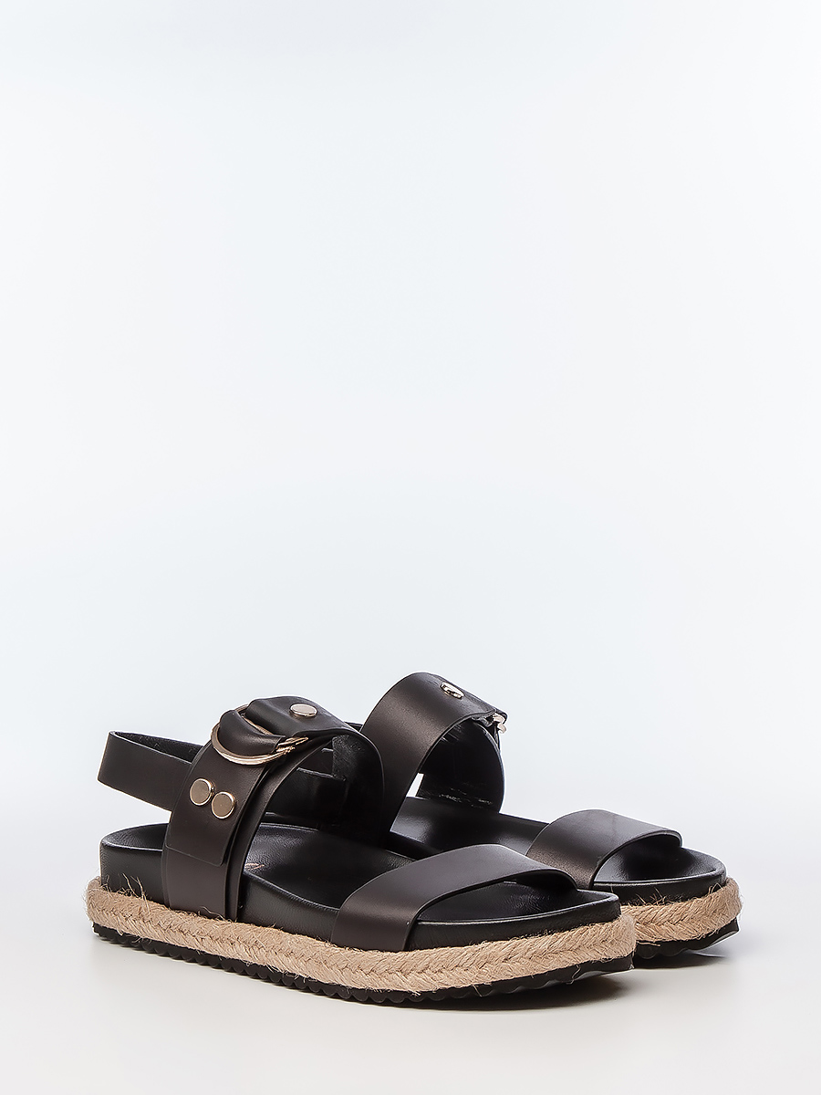 

Босоножки женские Lauf! 007 21586 black черные 37 RU, 007 21586 black