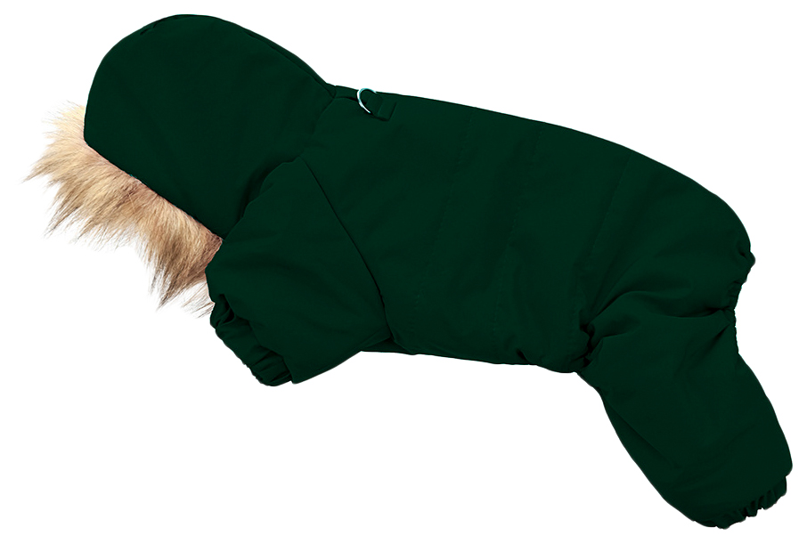 фото Комбинезон для собак yami-yami одежда, унисекс, зеленый, s, длина спины 25 см