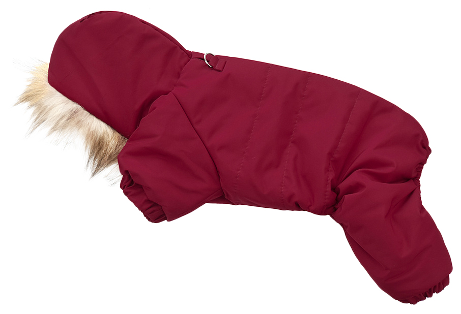 фото Комбинезон для собак yami-yami одежда, унисекс, красный, l, длина спины 35 см