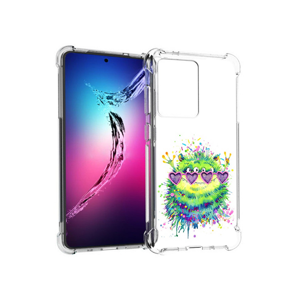 

Чехол MyPads Tocco для Samsung Galaxy S20+ Пушистый персонаж (PT141343.495.142), Прозрачный, Tocco