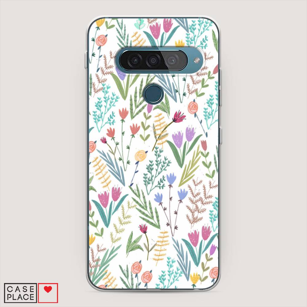 

Чехол Awog "Полевые цветы рисунок" для LG G8s ThinQ, 84050-8