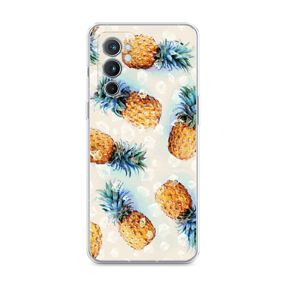 

Чехол Awog на OnePlus 9RT / ВанПлас 9RT "Ананасы", Бежевый, 152050-3