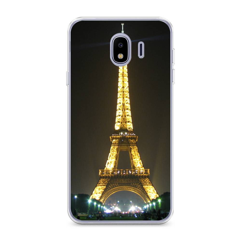 

Чехол на Samsung Galaxy J4 "Париж 2", Желтый;серый, 26450-2