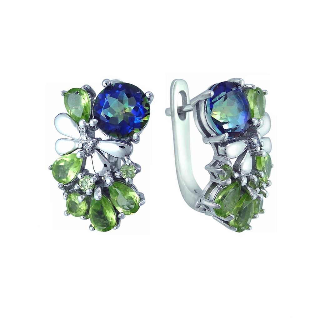 

Серьги из серебра с кварцем Balex Jewellery 2405937292, 2405937292