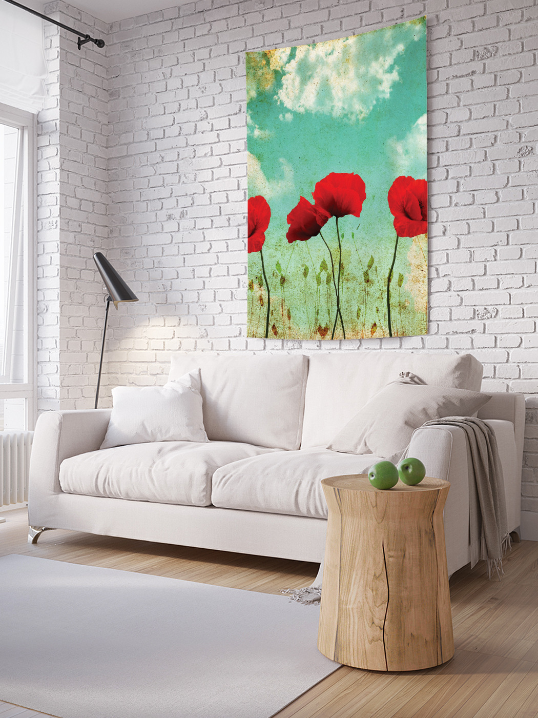 

Вертикальное фотопанно на стену JoyArty Цветы победы 150x200 см, Цветы победы