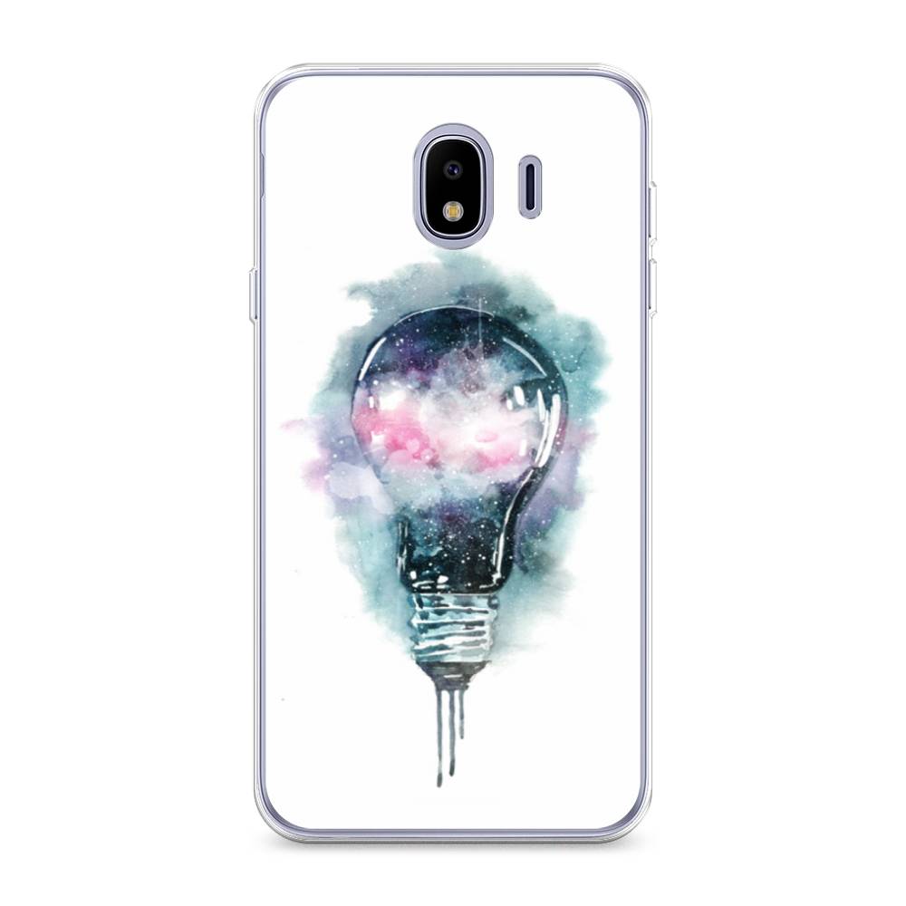 

Чехол на Samsung Galaxy J4 "Волшебная лампа", Белый;серый, 26450-4