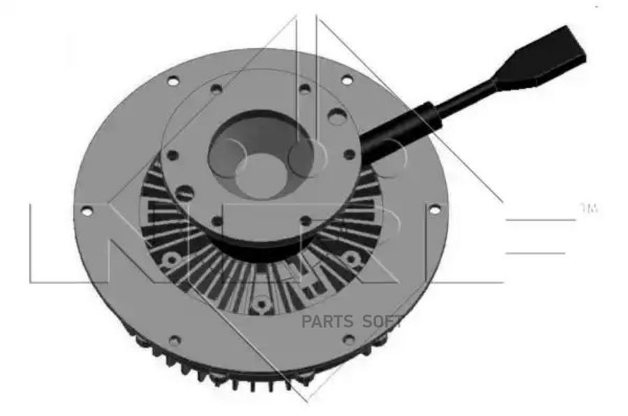 Nrf 49006 Вискомуфта Привода Вентилятора С Проводом И Крыльчаткой D=720Daf 85/Cf85 01-13/X