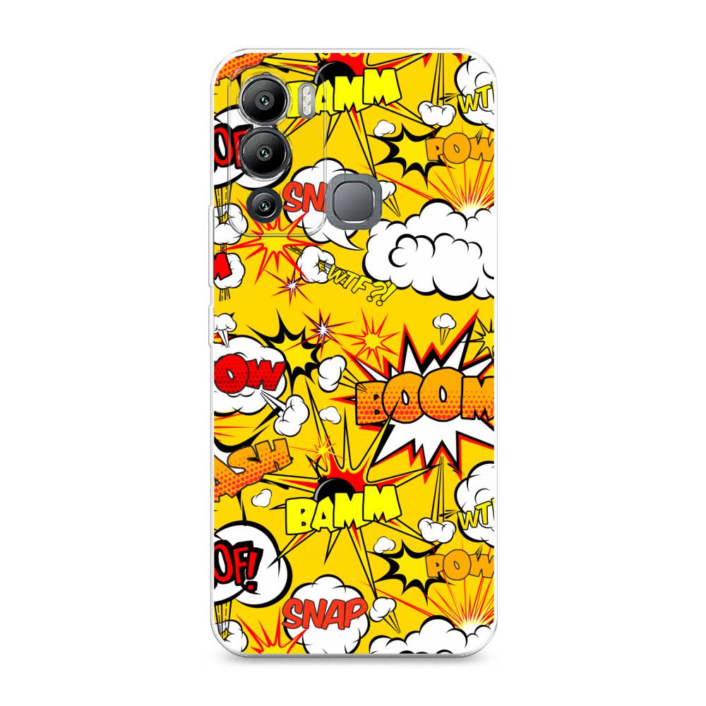

Чехол для Infinix Hot 12i "Поп Арт эффекты", Желтый;белый;оранжевый, 3101250-6