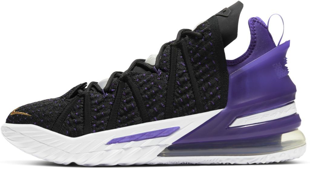 

Кроссовки унисекс Nike Lebron Xviii черные 7.5 US, Lebron Xviii