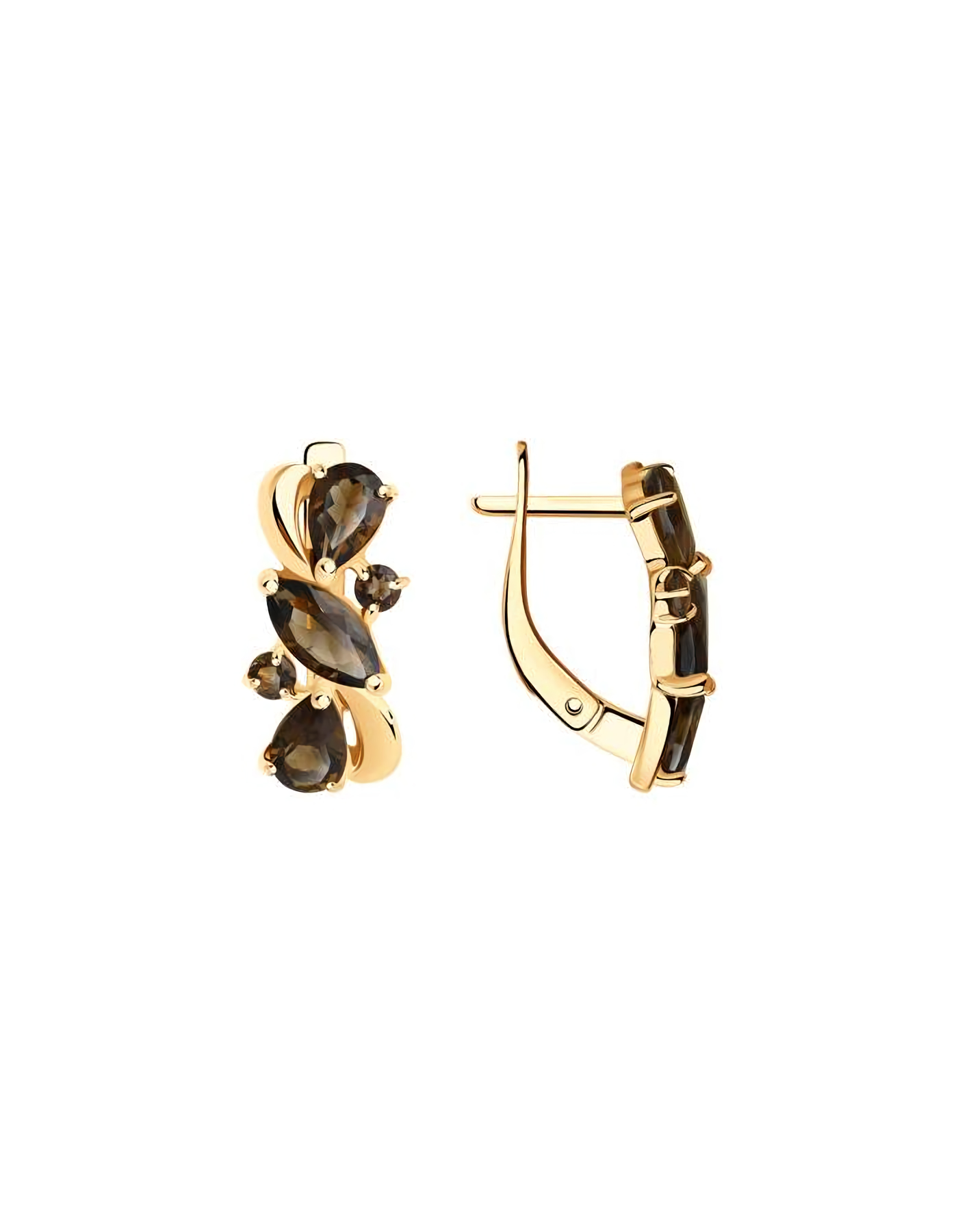 

Серьги из серебра TEO MAORI 892021805, раухтопаз, 892021805