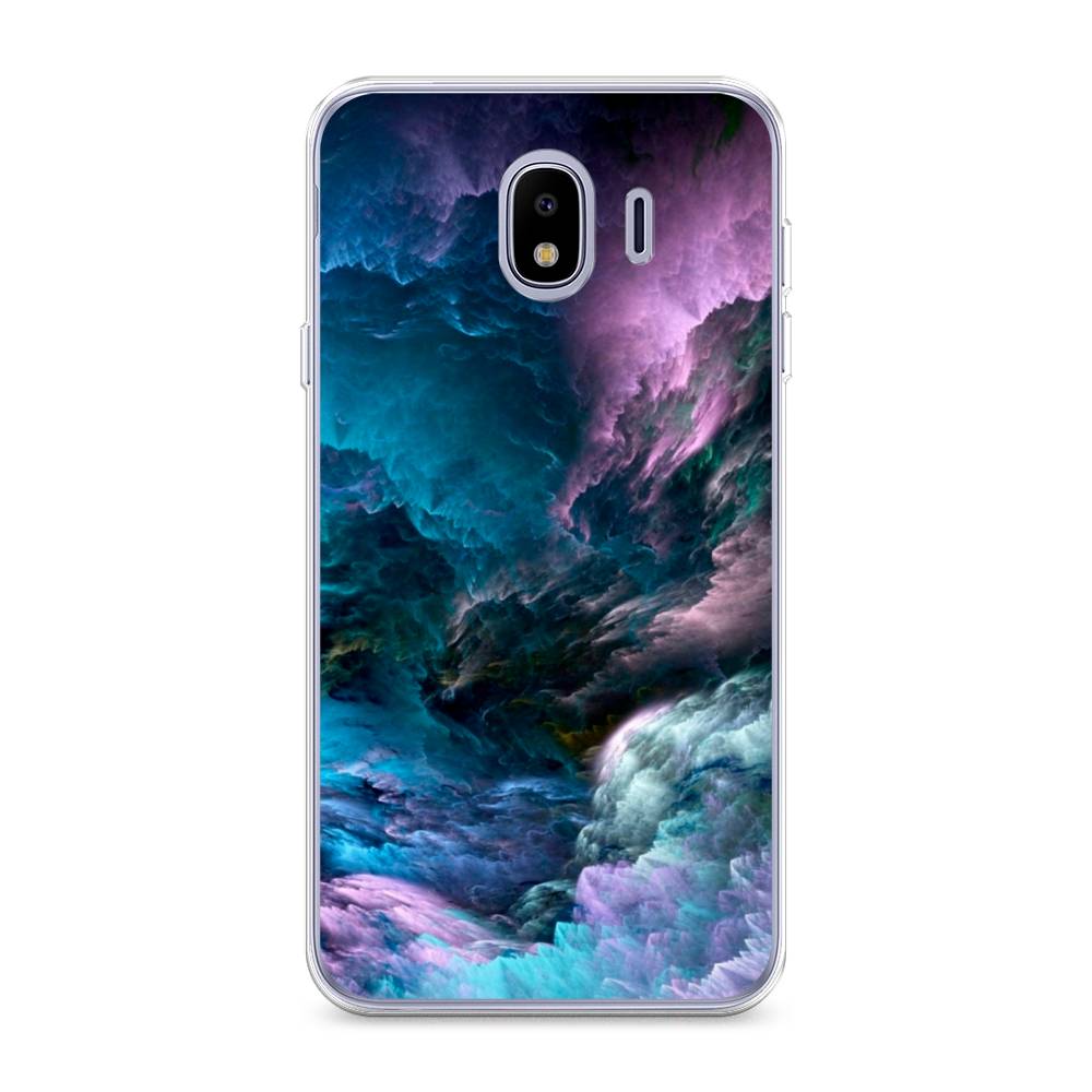 

Чехол на Samsung Galaxy J4 "Загадочное небо", Синий;фиолетовый, 26450-2