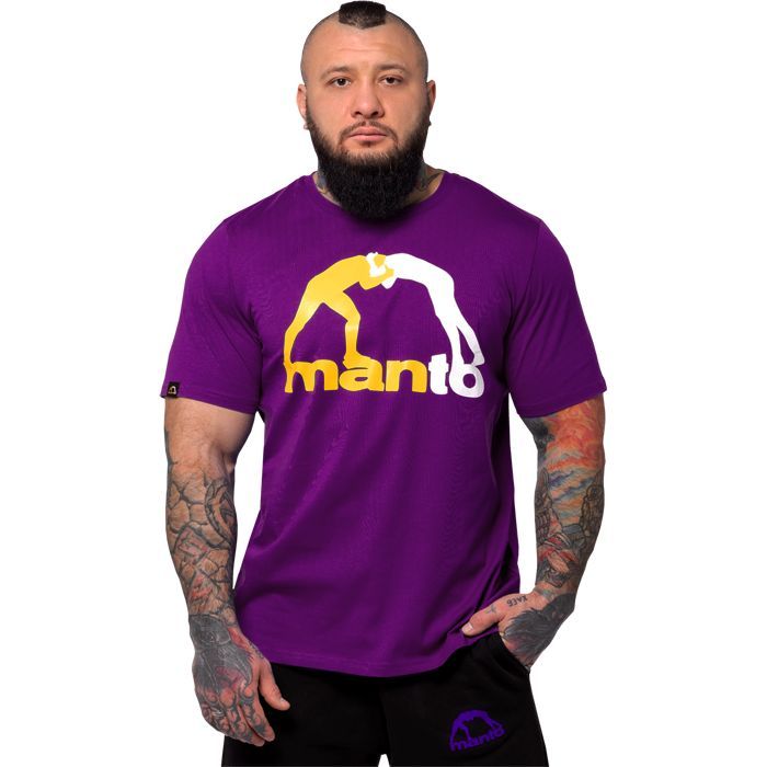Футболка мужская MANTO hi4890 фиолетовая XL