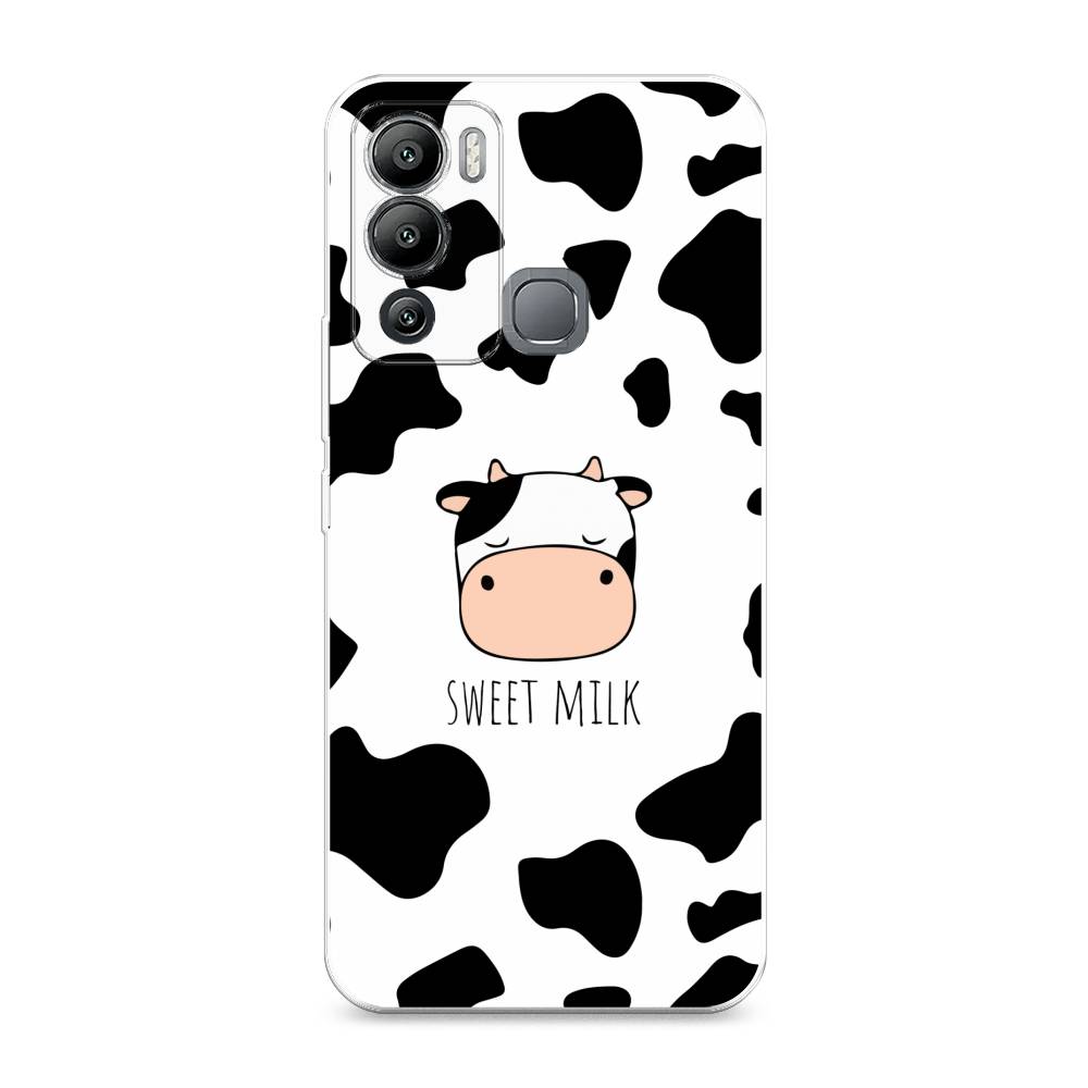 

Чехол для Infinix Hot 12i "Sweet milk", Розовый;белый;черный, 3101250-1