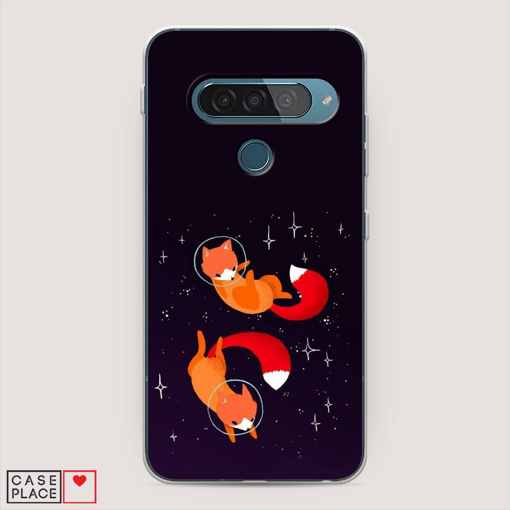 

Чехол Awog "Лисы космонавты" для LG G8s ThinQ, 84050-4