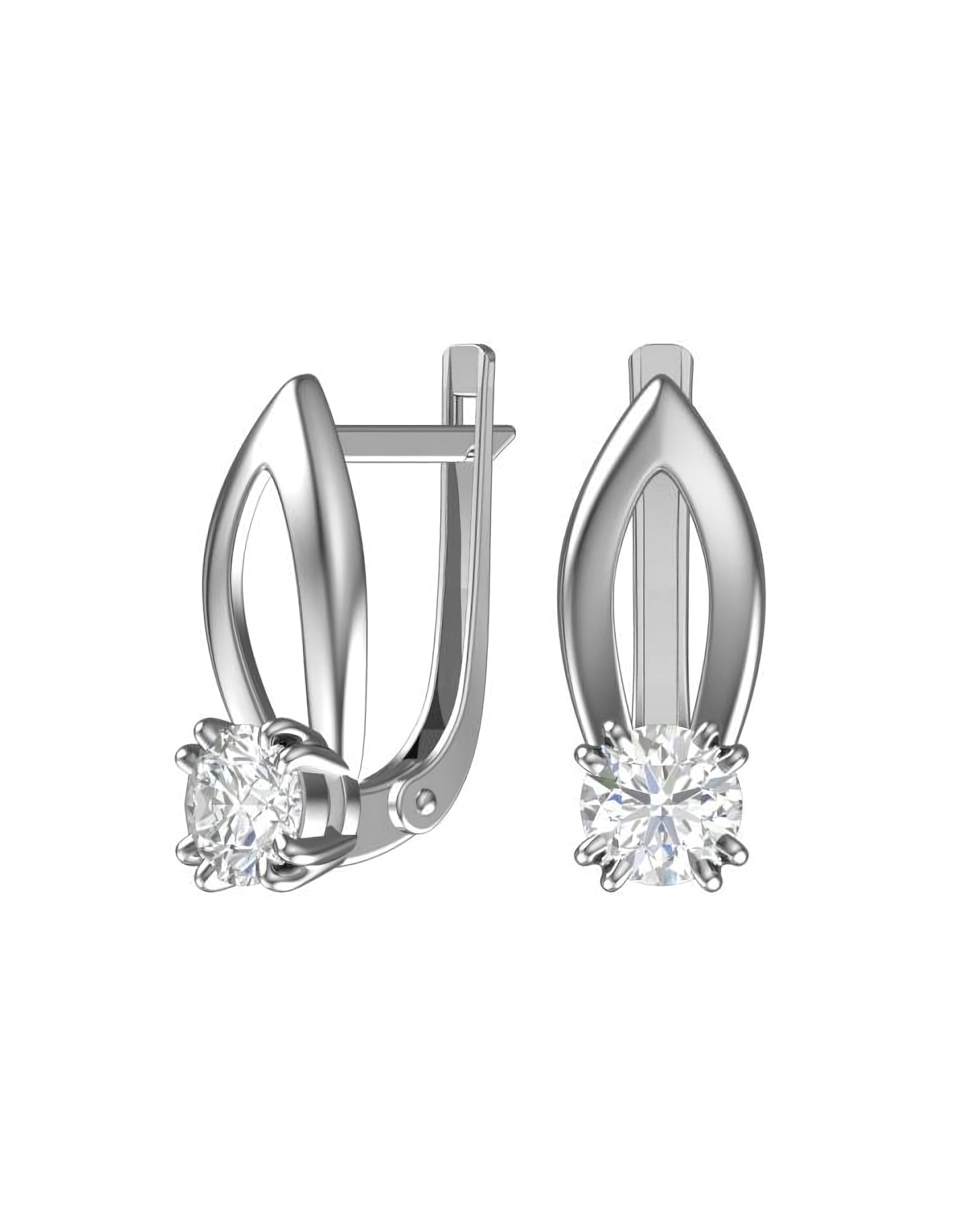 

Серьги из серебра TEO MAORI 82101340-00775, фианит, 82101340-00775