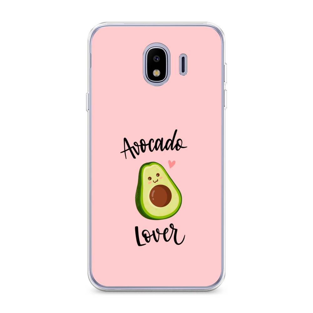 

Чехол на Samsung Galaxy J4 "Avocado lover", Розовый;зеленый, 26450-6