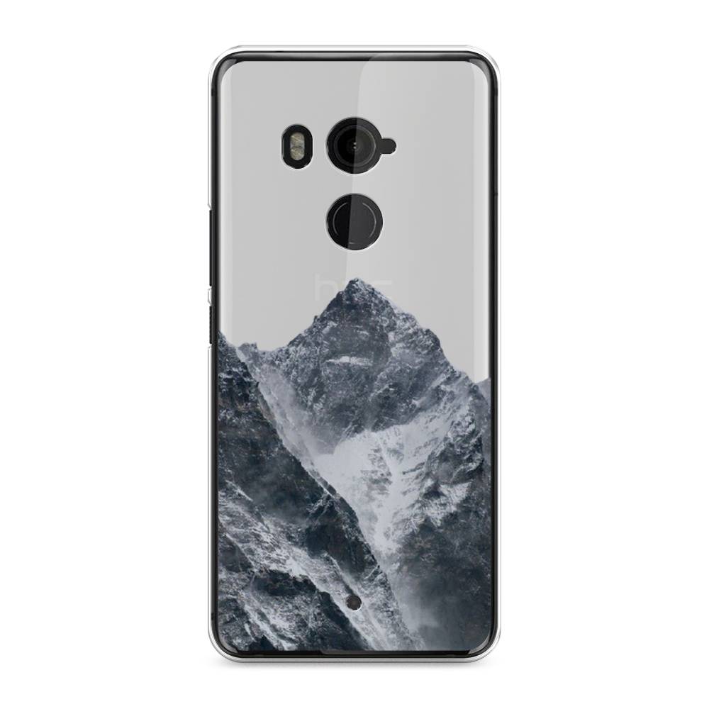 

Чехол на HTC U11 Plus "Горы арт 4", Серый;бежевый, 102150-2