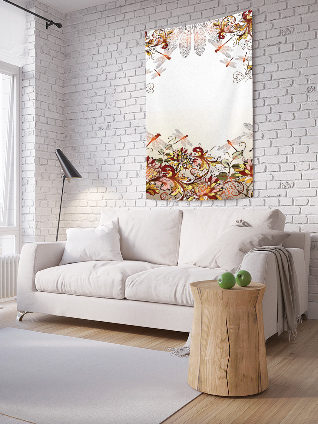 

Вертикальное фотопанно на стену JoyArty Стрекозы 150x200 см, Стрекозы