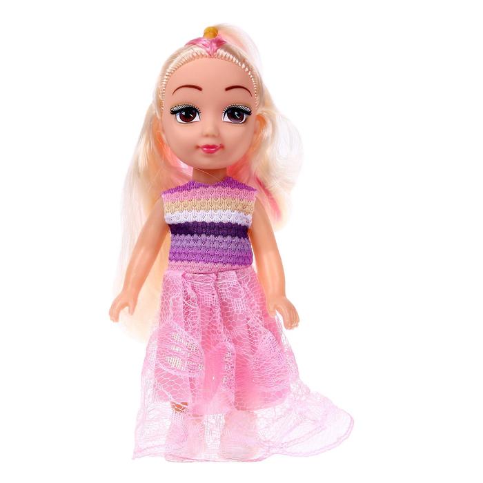 Кукла Даша в платье с аксессуарами