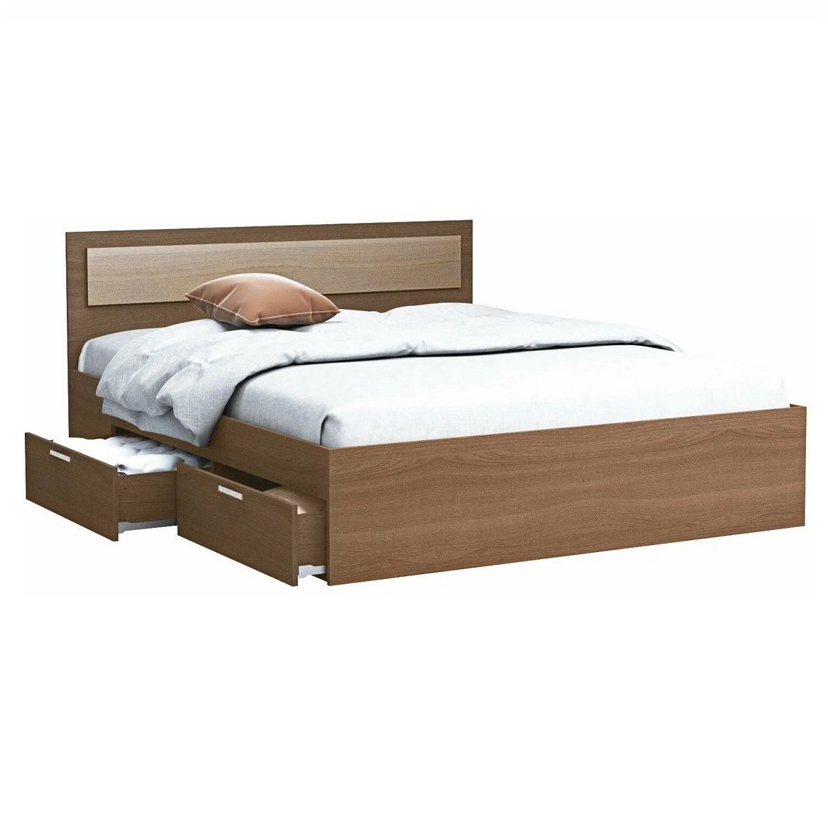 

Кровать двуспальная ВВР Жаклин с ящиками, 140х200, ясень шимо, Жаклин с ящиками