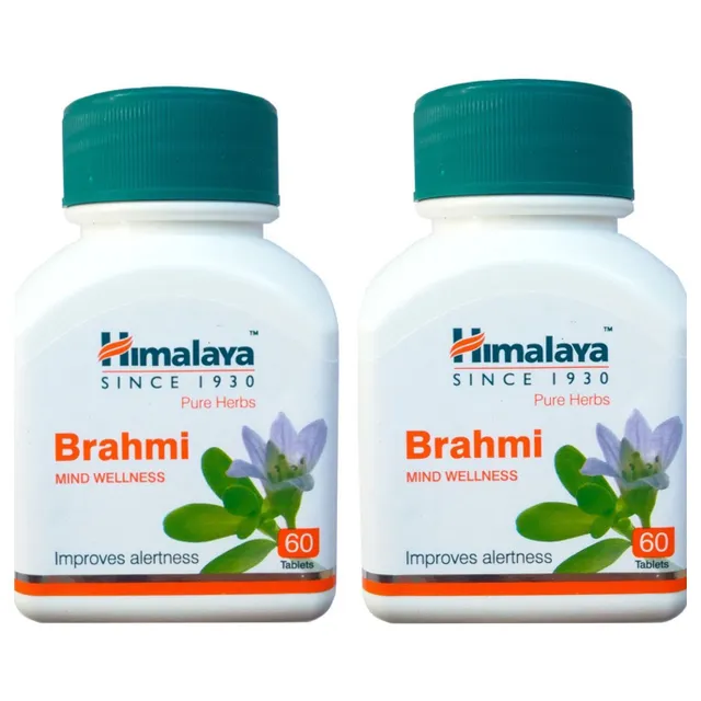 Brahmi Himalaya Экстракт растений БРАМИ Брахми двойной комплект для омоложения организ 769₽