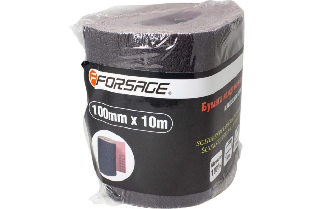 Бумага наждачная на тканевой основе (100 мм; 10 м; в рулоне; P240) Forsage F-FB4240C 50885