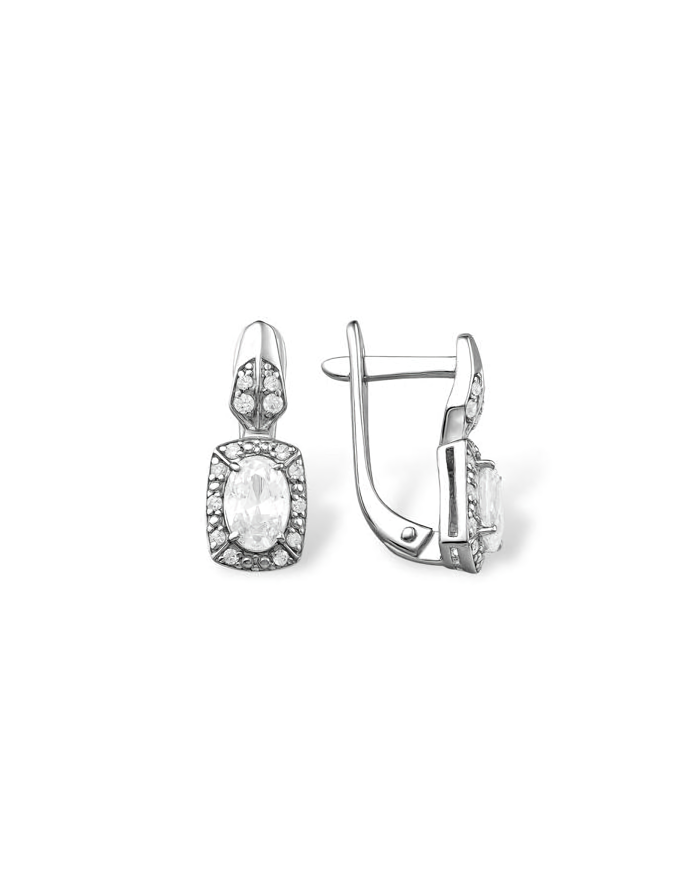 

Серьги из серебра TEO MAORI 81210019094, фианит, 81210019094