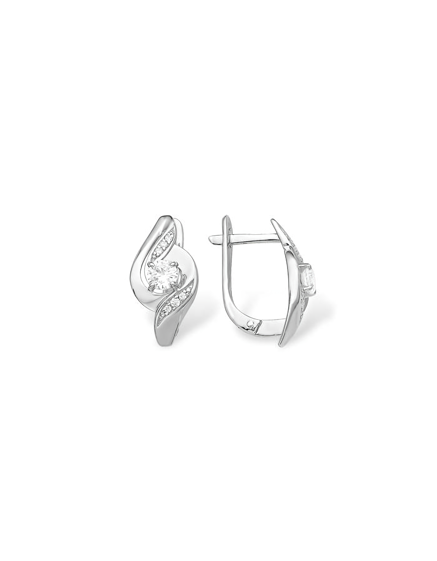 

Серьги из серебра TEO MAORI 81210017887-501, фианит, 81210017887-501