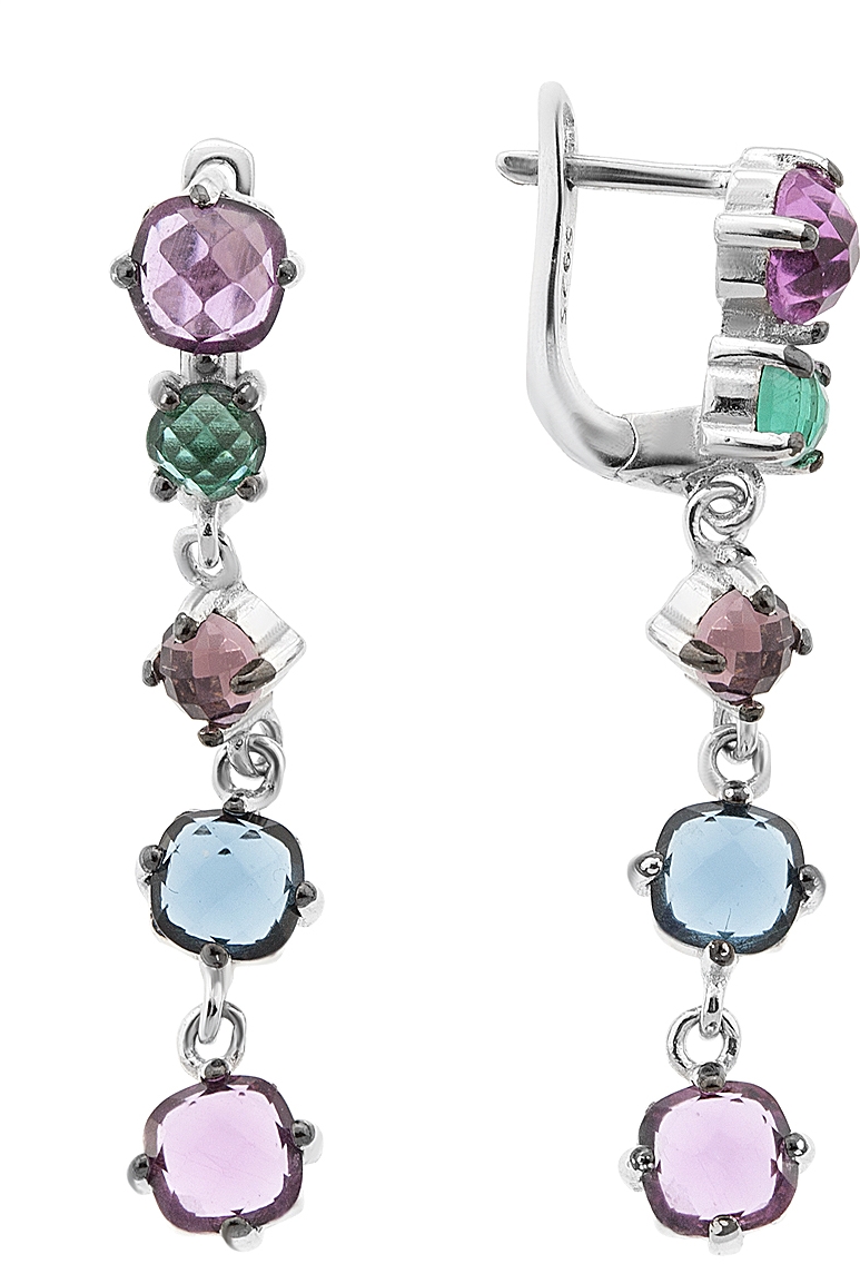 

Серьги из серебра с фианитом Balex Jewellery 2454930121, 2454930121