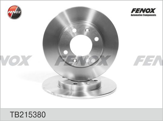 Тормозной диск FENOX задний для Peugeot 206 99-06, 306 93-03 TB215380 100038204996